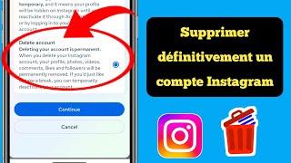 Comment supprimer définitivement un compte Instagram 2024 (nouveau)