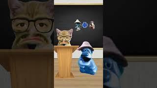 Smurf Cat vs Freddy Fazbear vs Ronaldo Siuuu we love we live we lie meme school mr candle  #funny