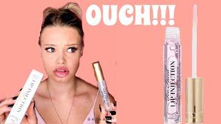 Testing The Viral Two Faced Lip Injection gloss!? Does it Work!?