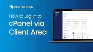 How to Log in to cPanel via the HOSTAFRICA Client Area