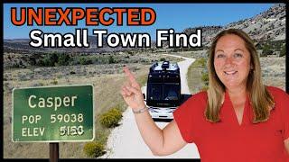 Small Town. BIG ADVENTURE! Luxury MOTORHOME Brings Us to WY.