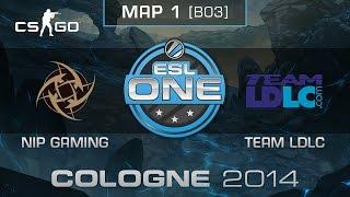 NiP Gaming vs. Team LDLC (Map 1) - ESL One Cologne 2014 - Semifinals - CS:GO