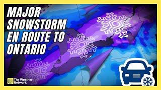 Impactful Snowstorm to Bring Over 25 cm of Snow to Ontario | #forecast