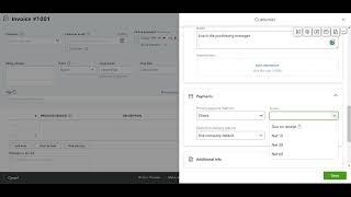 Creating An Invoice in Quickbooks Online - Invoicing a Customer, Sending an Email, Entering Charges