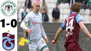 KONYASPOR 1-0 TRABZONSPOR MAÇ ÖZETİ  Trendyol Süper Lig 2025