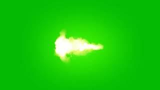 Gun Fire with Sound in Green Screen-Chroma Key