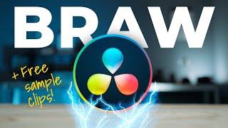 UNLEASH DaVinci Resolve's RAW POWER!! [with FREE BRaw Sample Clips for Color Grading]