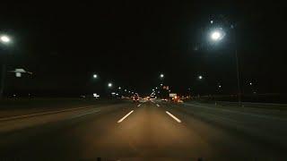 ASMR Highway Driving at Night (No Talking, No Music) - Iksan to Seoul, Korea