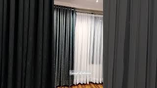 Modern curtains for bed room #curtains #interiordesign #homedecor #viral #youtubeshorts