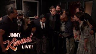 Guest Host Neil Patrick Harris Inspires Kimmel Staff Before Show