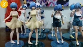 Action Figure Re Zero Rem & Emilia with Sexy Cosplay (have 2 version: Standard vs High Quality)