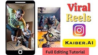 Deforum Stable Diffusion Reels Editing | Kaiber AI Tutorial in Hindi | How to Use Kaiber.ai free