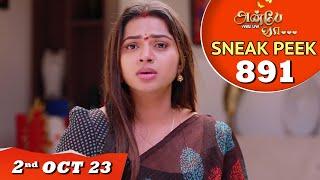 Anbe Vaa Serial | EP 891 Sneak peek  | 2nd Oct 2023 | Virat | Delna Davis | Saregama TV Shows Tamil