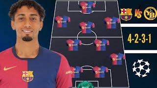  BARCELONA VS YOUNG BOYS PREDICTED LINE-UP  UEFA CHAMPIONS LEAGUE MATCH 2