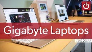 Gigabyte's CES 2023 Laptop Lineup