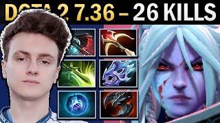 Drow Ranger Gameplay Miracle with 26 Kills and Linkens - Dota 7.36