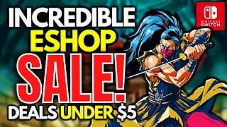 HUGE Nintendo Eshop Sale! 70 BEST Deals Under $5!