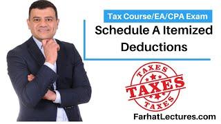 Schedule A Itemized Deductions:  Taxes