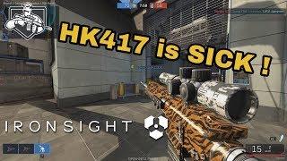 The Trigger Finger Weapon ! IronSight HK417 Gameplay
