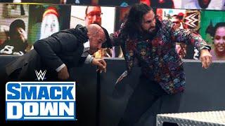 Seth Rollins unleashes a vicious assault on Cesaro: SmackDown, May 21, 2021