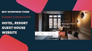 Hotel Booking and Reservation Website | Hotel & Resort, Hostel Website Theme | Nuss WordPress Theme