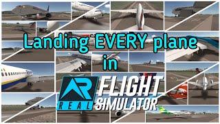 I landed EVERY plane in RFS Real Flight Simulator