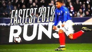 50 Fastest Sprint Speeds & Runs in Football 2019 ᴴᴰ