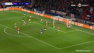 Jurriën Timber Goal | PSV vs Arsenal 0-1 Highlights | Champions League 2024/25