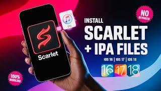 NEW Method to Install Scarlet on iPhone (iOS 15-18) | Install IPA Files on iPhone/iPad Without PC