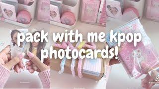  packing kpop photocards! #58 [asmr] (tiktok compilation) | minsbymon