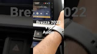 brezza 2022 facelift vxi audio output #shortsvideo