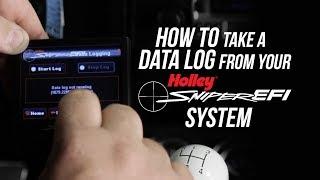 How To Take A Data Log From Your Sniper EFI System