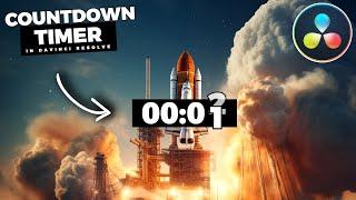 How To Add a COUNTDOWN TIMER In Davinci Resolve