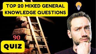 General Knowledge Quiz| Can You Answer More Than 15/20 Questions⁉️ Pub Quiz 