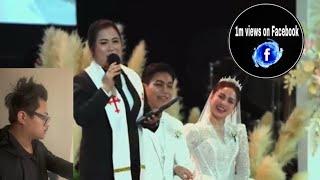 Video watching By Mary Thway Htun Naung Sint & Nant Chit Nadi Zaw’ Wedding ️ 1M on facebook