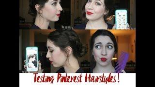 Testing Pinterest Hairstyles| Hail or Fail? | Amy Stratton