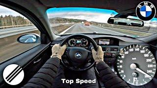 BMW E90 320d Top Speed Drive on German Autobahn 