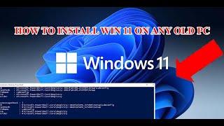 HOW TO INSTALL WINDOWS 11 ON ANY OLD PC (educational) working 100%