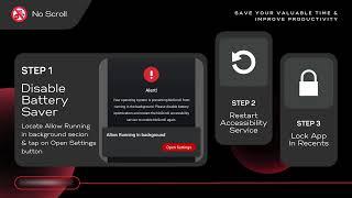 How To Restart NoScroll Accessibility Service | Block YouTube Shorts In One Click