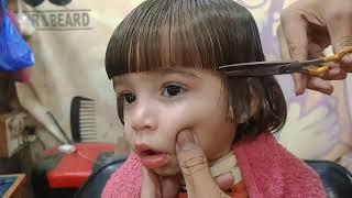 How Tow Haircut baby cut Hairstyle Cutting baby viral video girl cut