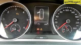 VW Golf 7 fault vehicle lighting problem