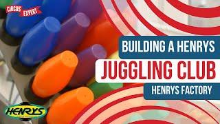 How does Henrys build a Juggling club | Circus-expert.nl | Henrys Factory