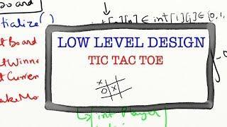 Design Tic Tac Toe: Low Level Design Coding Interview Question