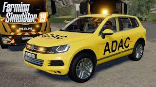 FS19 - 2010 Volkswagen Touareg ADAC SERVICE - NEW car mod for Farming Simulator 2019 ROLEPLAY MODS