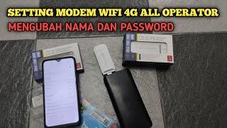 Cara mengubah nama dan password modem wifi 4G LTE all operator || pasang wifi sendiri