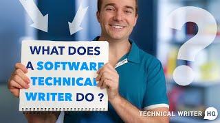 What Does a Software Technical Writer Do?