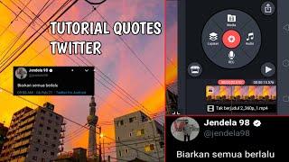 Cara Membuat Quotes Twitter