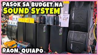 MURANG BILIHAN SA RAON QUIAPO NG MGA SOUND SYSTEM NA PASOK SA BUDGET MO | PART 3