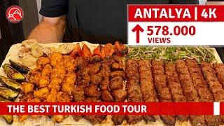 FULL REOPENING! Antalya Turkish Street Food Tour June 2021 |4k UHD 60fps