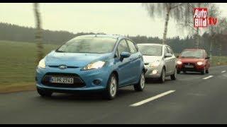 Ford Fiesta, Hyundai i20 und Mitsubishi Colt im Vergleich Teil 1/2